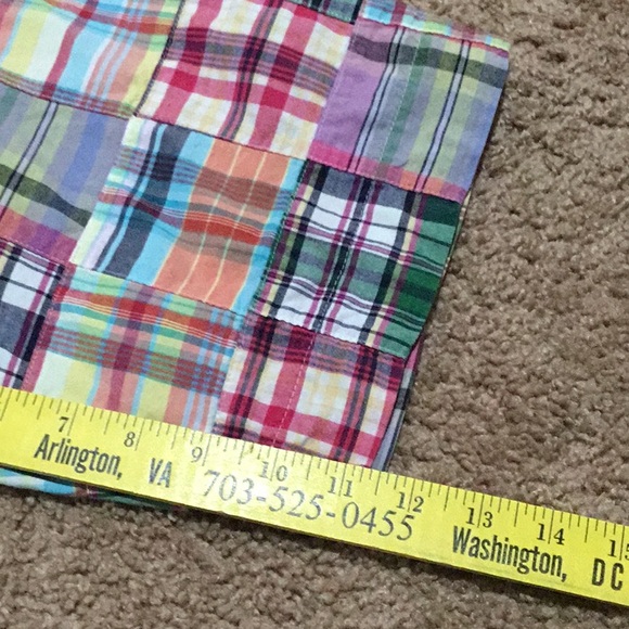 LL Bean Madras Plaid Bermuda Shorts - Size 6 - Picture 7 of 8